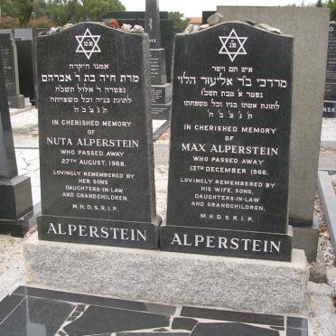 ALPERSTEIN Max -1966 &amp; Nuta -1968
