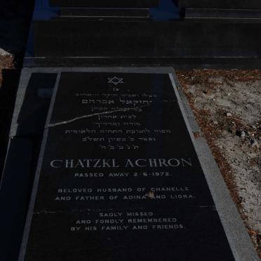 ACHRON Chatzkl -1972