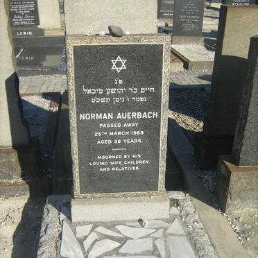 AUERBACH Norman -1969