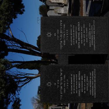 ANZISKA Israel Percy -1955 &amp; Edith Grethel -1969