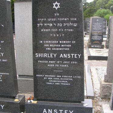 ANSTEY Sam -1967 &amp; Shirley 2001