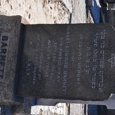 BARNETT Albert Edward -1963