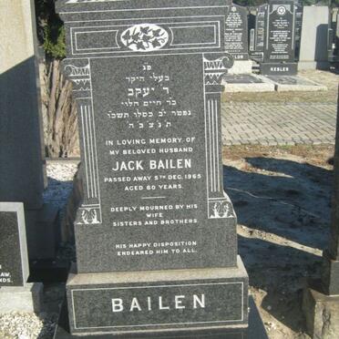 BAILEN Jack -1965