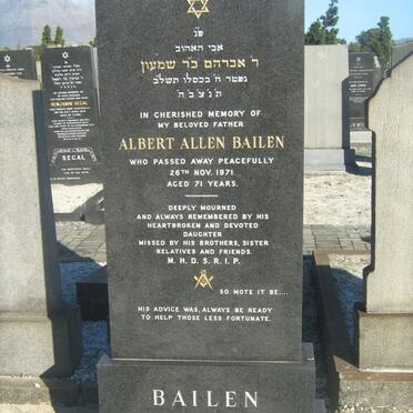 BAILEN Albert Allen -1971