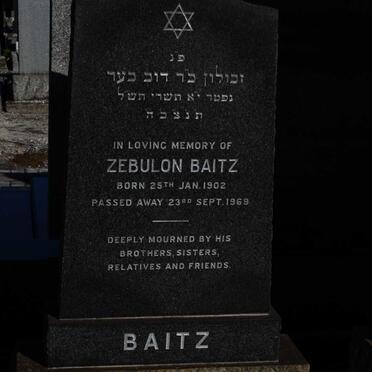 BAITZ Zebulon 1902-1969