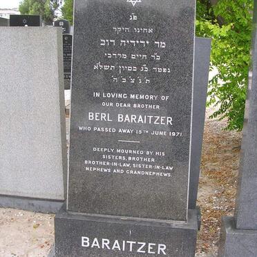 BARAITZER Berl -1971