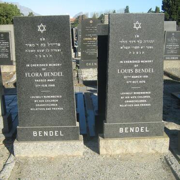 BENDEL Louis 1901-1970 &amp; Flora -1988