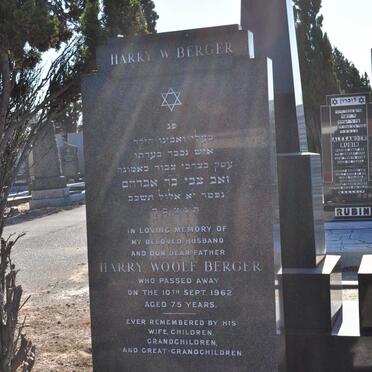 BERGER Harry Woolf -1962