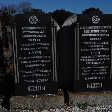 BEHR Isaac -1957 &amp; Janie -1954