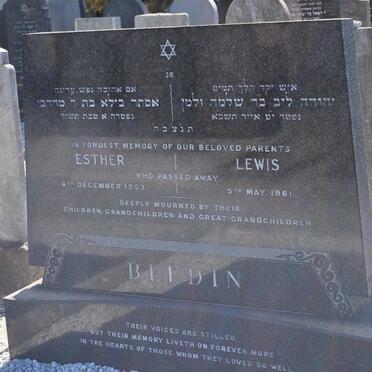 BELDIN Lewis -1961 &amp; Esther -1953