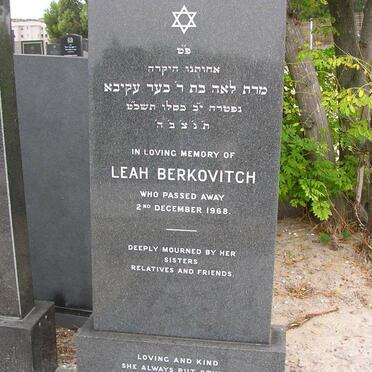 BERKOVITCH Leah -1968