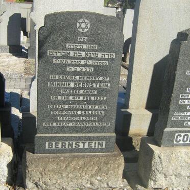 BERNSTEIN Minnie -1953