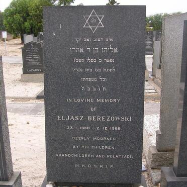 BEREZOWSKI Eljasz 1888-1966