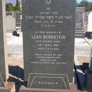 BERNSTEIN Leah -1965