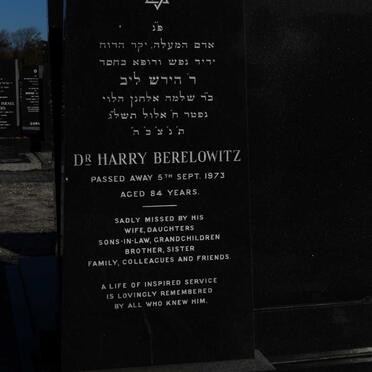 BERELOWITZ Harry -1973