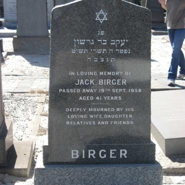 BIRGER Jack -1958
