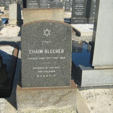 BLECHER Chaim -1969