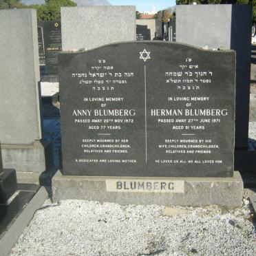 BLUMBERG Herman -1971 &amp; Anny -1972
