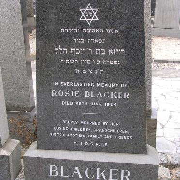 BLACKER Rosie -1984
