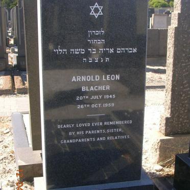 BLACHER Arnold Leon 1945-1959 &amp; Jillian Dawn Eden 1960-1990
