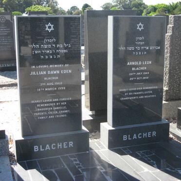 BLACHER Arnold Leon 1945-1959 &amp; Jillian Dawn Eden 1960-1990