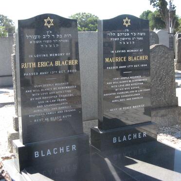 BLACHER Maurice -1994 &amp; Ruth Erica -2000