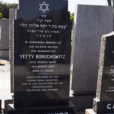 BORUCHOWITZ Yetty -1983
