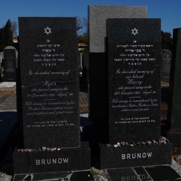 BRUNOW Meyer -1985 :: BRUNOW Harry -1954