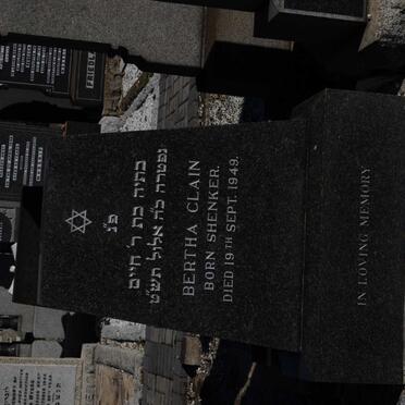 CLAIN Bertha nee SHENKER -1949