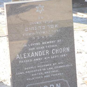 CHORN Alexander -1987