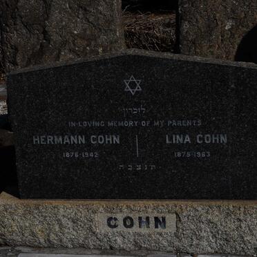 COHN Hermann 1876-1942 &amp; Lina 1875-1963