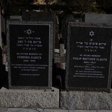 CLOUTS Philip Matthew 1890-1957 &amp; Feodora 1898-1996