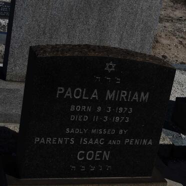 COEN Paola Miriam 1973-1973