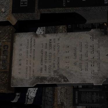 COHEN Mabel Edith -1956