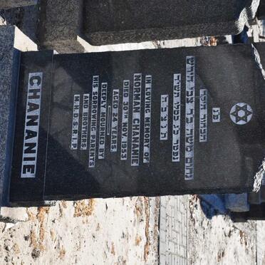 CHANANIE Norman -1953