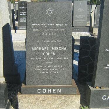 COHEN Michael 1920-1968
