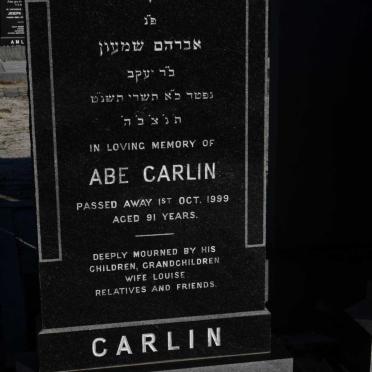 CARLIN Abe -1999