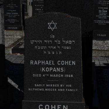 COHEN Raphael -1968
