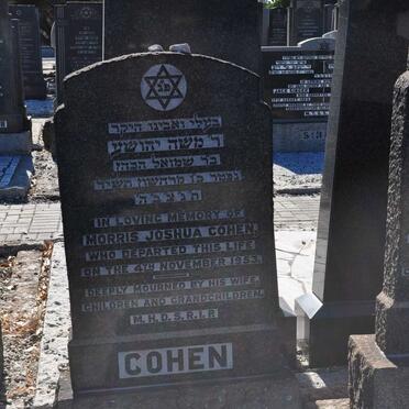COHEN Morris Joshua -1953