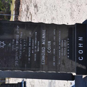 COHN Edmond Mennie 1899-1975