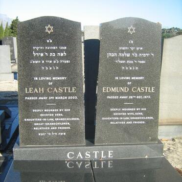 CASTLE Edmund -1973 &amp; Leah -2003