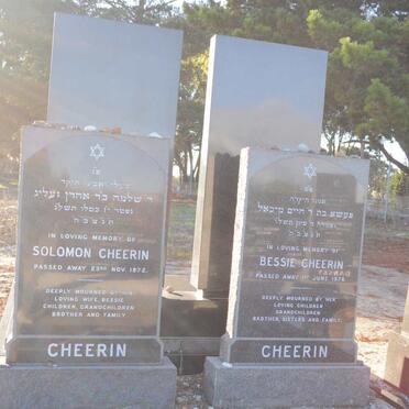 CHEERIN Solomon -1972 &amp; Bessie -1976