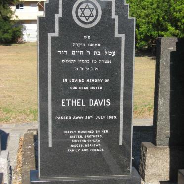 DAVIS Ethel -1989