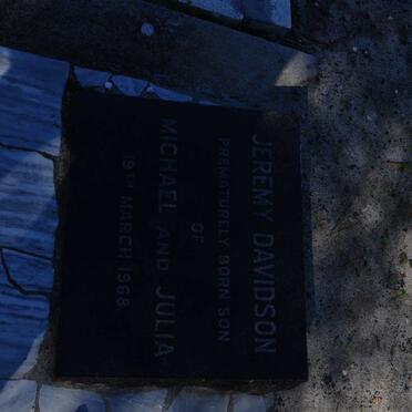 DAVIDSON Jeremy -1968