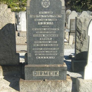 DIRMEIK Aaron Nehemiah -1946
