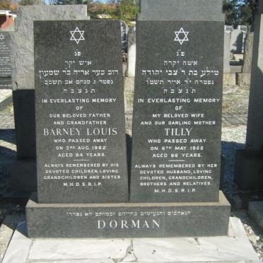 DORMAN Barney Louis -1962 &amp; Tilly -1955