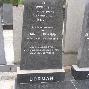 DORMAN Harold -1968 &amp; Esther -2003
