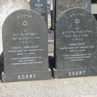 EGERT Sische Jona -1957 &amp; Genia -1963