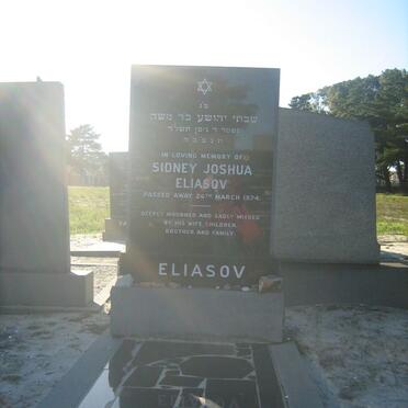 ELIASOV Sidney Joshua -1974