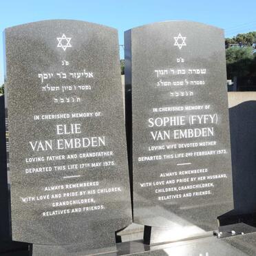 EMBDEN Elie, van -1975 &amp; Sophie -1973